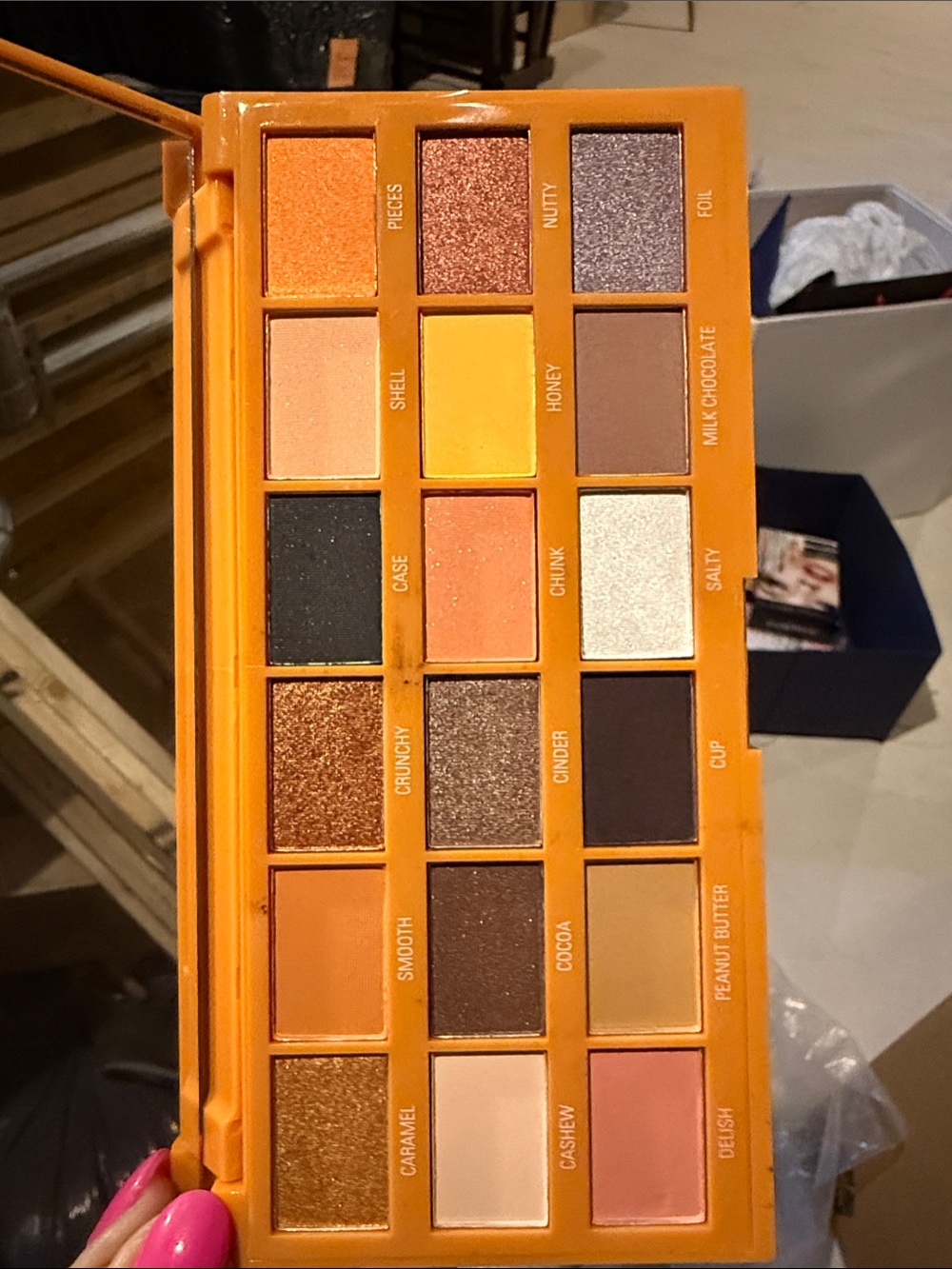 Revolution Warm Orange & Brown Eyeshadow Palette